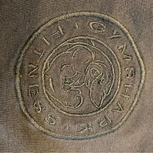 Gymshark Black Embroidered Logo Tee